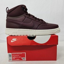 Nike Court Vision Mid Winter Casual Shoe DR7882-600 Burgundy Crush Men Size 10.5