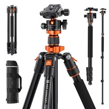 Tripod for , 78" Aluminum Tripod, 81" Tripods  Monopods, Stable Heavy Duty T...
