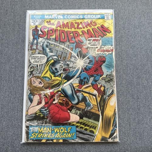 Amazing Spider-Man #125 2nd Appearance of Man-Wolf 1973 Marvel Comics-LOW GRADE