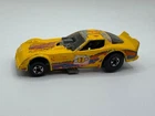 VINTAGE 1977 HOT WHEELS YELLOW GOODYEAR FUNNY CAR BASE WHEELS MALAYSIA