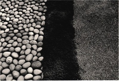 Cobblestone and Coarse Sand in Garden Sento Gosho, Kyoto Postcard Unposted
