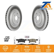 Front Coated Disc Brake Rotors And Ceramic Pads Kit For 2019-2024 Subaru Ascent