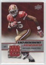 2009 Upper Deck UD Rookie Jerseys Michael Crabtree #RJ-MC 1l6c