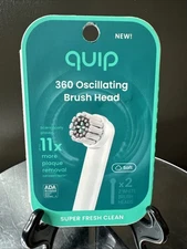 Quip - 360 Oscillating Brush Head (Soft) 2 Brush Heads