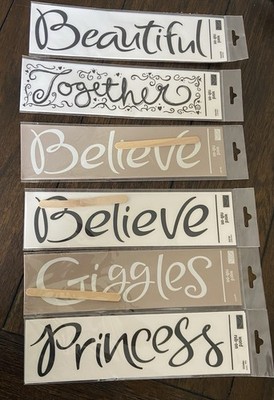Rub On Words By Karen Foster