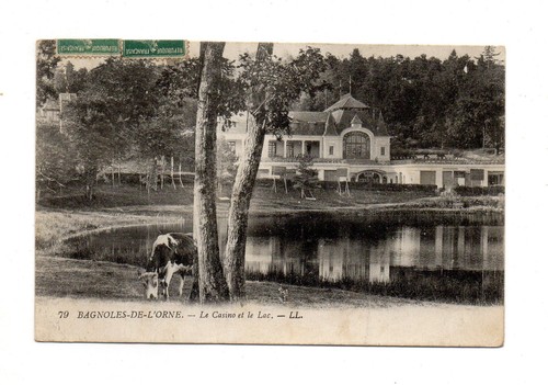 Carte Postale Ancienne - Station Thermale De Bagnoles-de-l'Orne - Le Casino Du Lac