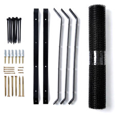 Cat Proof Fence Barrier Outdoor Cat Fencing Brackets Security Kit For Garden 11M