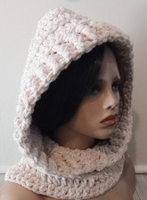 crochet-handmade-womans-oversized-hood-hat-scoodie-cream-speckle
