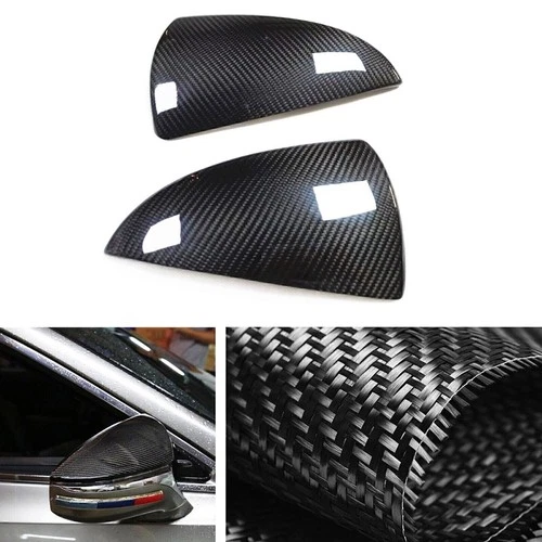 Car Rearview Side Mirror Cover Cap Trim Add On For Lexus RC 2019 2020 2021 2PCS