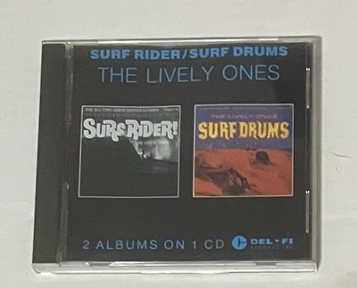 Surf Rider / Surf Drums by The Lively Ones (CD, 1994) Del-Fri Records Rare