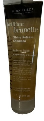 John Frieda Brilliant Brunette Shine Release Shampoo - Amber to Maple  8.45 Oz