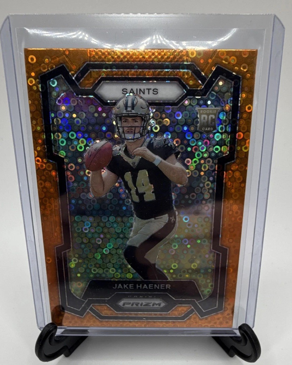 2023 Panini Prizm - Rookies Jake Haener #374 Disco Prizm (RC)