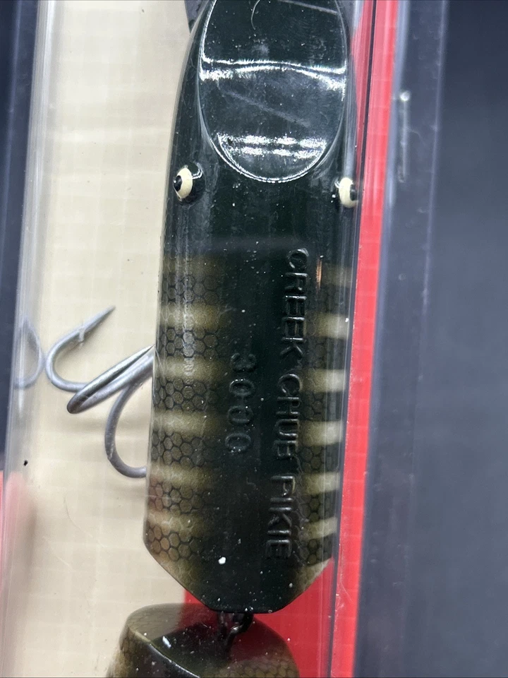 "Señuelos Creek Chub Pikie articulados 6"" pesca a rayas nuevos" Foto 2 de 4