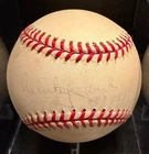 Upper Deck Authenticated Whitey Ford Autographed OAL Baseball