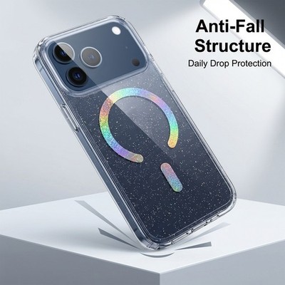 Sternenhimmel Klar Handyhülle für iPhone 17 16 15 14 13 12 Pro Max Case Magsafe