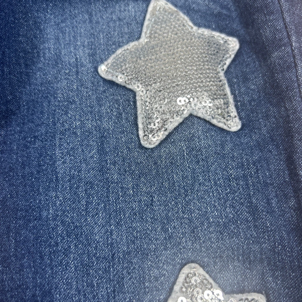 Jeans Pink Latte Niños Niñas Azul Lentejuelas Estrellas Talla 8 Foto 3 de 4
