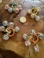 Confetti Stitch Markers For Crochet And Knitting or earrings. 5 Per Order