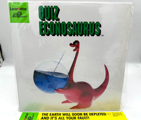 Quiz Econosaurus Laseractive Laser Disc LD ROM 2 US W/ Spine - Hudson Soft 1993