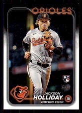 2024 Topps Update #US97 Jackson Holliday Baltimore Orioles