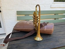 Elkhart Buescher U.S.A Cornet Model 57C with case