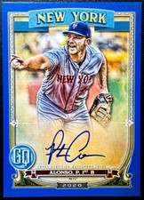 2020 Topps Gypsy Queen -  Autographs Pete Alonso #GQA-PA Blue #/99