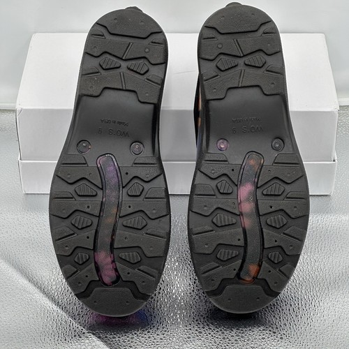 SLOGGERS Garden Yard Water Rain Shoes Clogs Floral Design Women's Size 9 - Picture 5 of 6