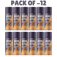 12X Expanding Foam Filler Spray 500ml PU Bonding Filling Sealing Insulating Gap