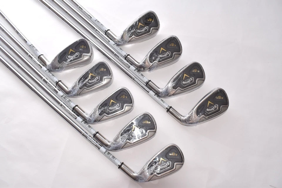 UNUSED 9pcs Callaway E.R.C Ti Iron Set 3-4-5-6-7-8-9-P-S Flex Stiff DG S300 RH - Image 2 of 4
