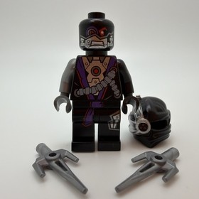 LEGO Ninjago: GENERAL CRYPTOR Rebooted MINIFIGURE 70725 w/ silver SAI *No Armor