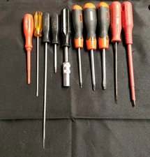 Snap On Tools Witte Mac Fix Mixed Screwdriver Lot Sock O Matic Husky Insulated