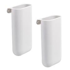 2 Pcs Stationery Organizer Box Desktop Office Self-adhesive Pen Holder