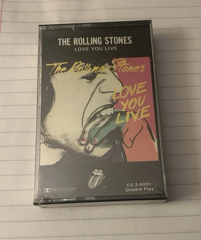 THE ROLLING STONES   LOVE YOU LIVE CASSETTE ,  NEW SEALED - Image 2 of 4