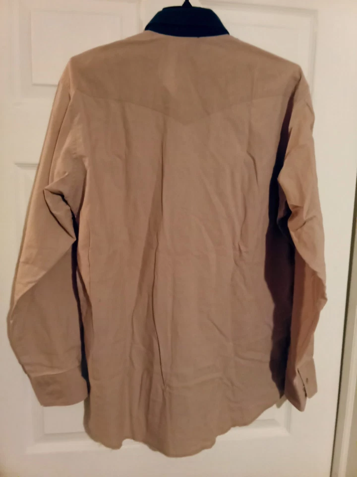 Vintage Wrangler X-Long Tails Button Down Shirt 16-1/2-35L - Image 4 of 4