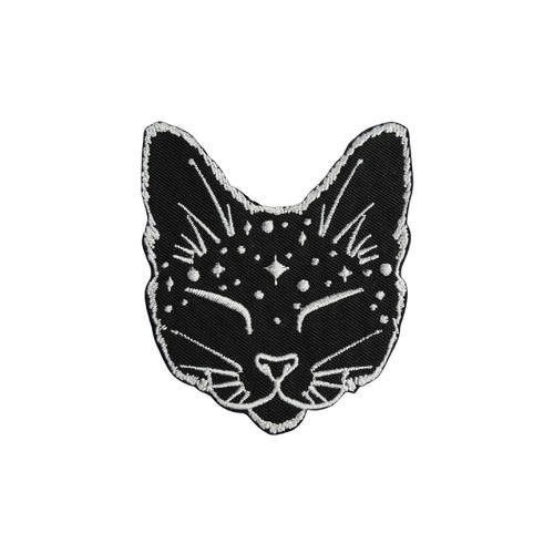 Cosmic Chat à Repasser Patch Mignon Celestial Espace Badge Brodé Applique Cadeau - Photo 1/2