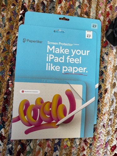 2x Paperlike iPad Screen Protector 2-Pack - Paper-Like Texture For IPad Mini 6/7