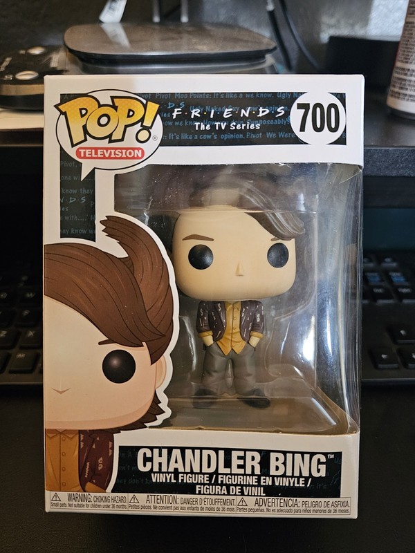 Funko Pop! Friends Chandler Bing #700 80's Hair