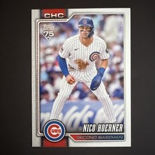 Topps 2024 Series 1 Nico Hoerner #204 Chicago Cubs Baseball Trading Card