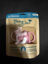 Dr. Brown's Happy Paci Silicone Baby Pacifiers 0-6 Months 2 Pack NEW