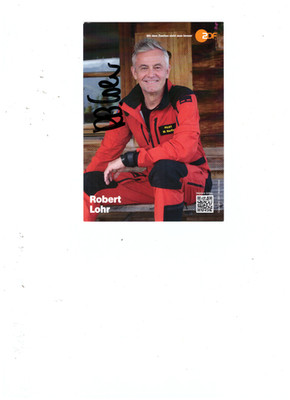 Autograph card...Robert Lohr...The Mountain Rescuers 2026 hand signed