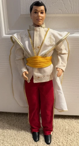 Vintage 1991 Disney Classics Cinderella Prince Charming Doll Mattel 1625 Shoes