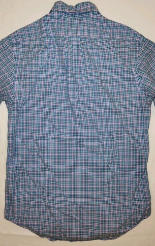 Ralph Lauren Polo 100% Cotton L/S Button-Down Shirt Mens Small Pink Blue Plaid - Picture 22 of 22