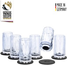 Silwy Magnet Kunststoff-Shotglas, 6-teilig, 4cl, transparent – Bild 2