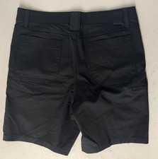 WRANGLER Men's Utility Short Stretch Zip Cargo Pocket Flex Waistband BLACK 32