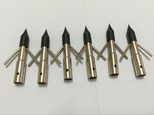 3PK JIEXI HWYP 350 Grain Arrow Tips Arrow heads for OD 8.0mm Bow Fishing Arrows - Picture 4 of 6
