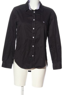 GIORGIO DI MARE Langarmhemd Damen Hemd Gr. DE 38 schwarz-lila Casual-Look