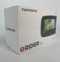 TomTom Rider 500 Motorcycle Sat Nav EU Maps Traffic WiFi 16GB Bluetooth GPS New