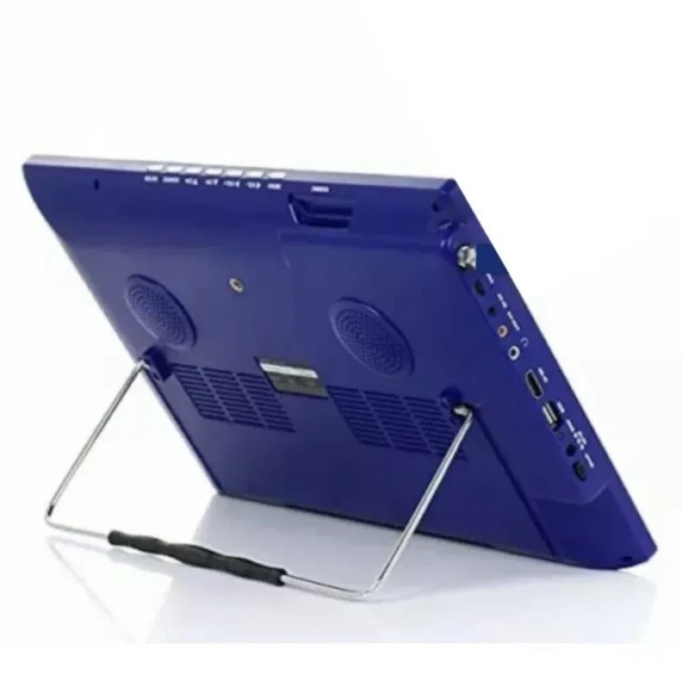 Trexonic 14" BLUE Portable Widescreen LED TV AC/DC 14D w Remote HDMI USB AV VGA - Image 4 of 4