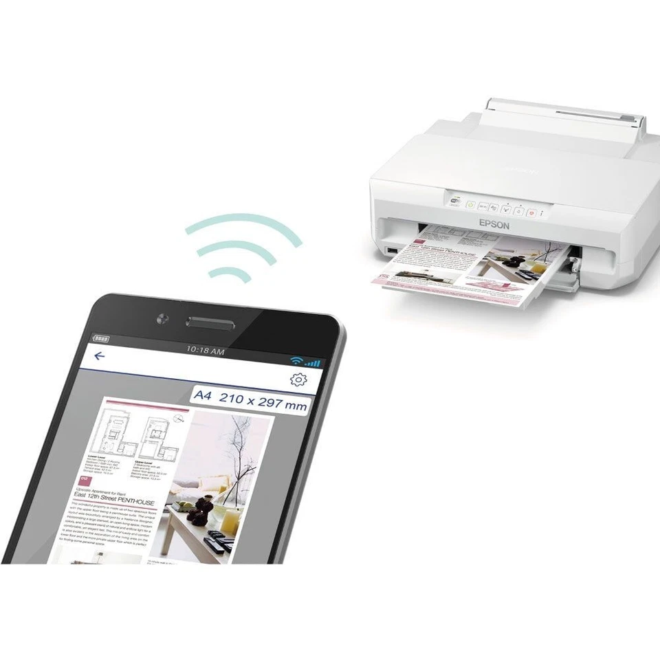 Epson Expression Photo XP-65 A4 Inkjet Printer Wireless With Inks - Image 3 of 4