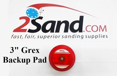Orbital Sander 3 inch Diameter Sanding Pad Backup Non-Vacuum Hook Facing 2Sand