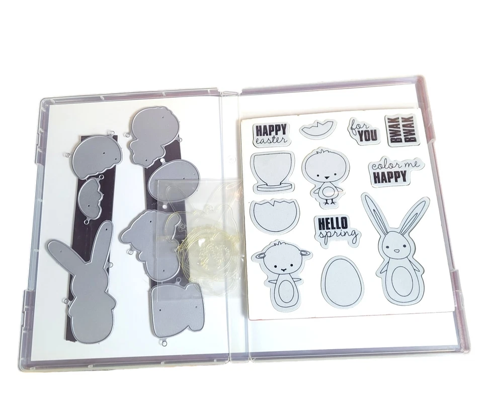 Juego de estampillas de estudio A Muse Color Me Feliz Pascua SVSG018 Foto 2 de 3